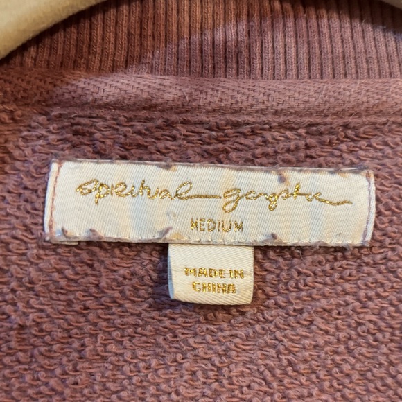 Spiritual Gangsta Peloton Women’s Purple Peloton Sweatshirt - Picture 5 of 6